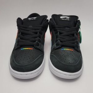 Nike x Polaroid SB Dunk Pro Low QS Shoes Rainbow Sneakers Womens 8.5 DH7722-001